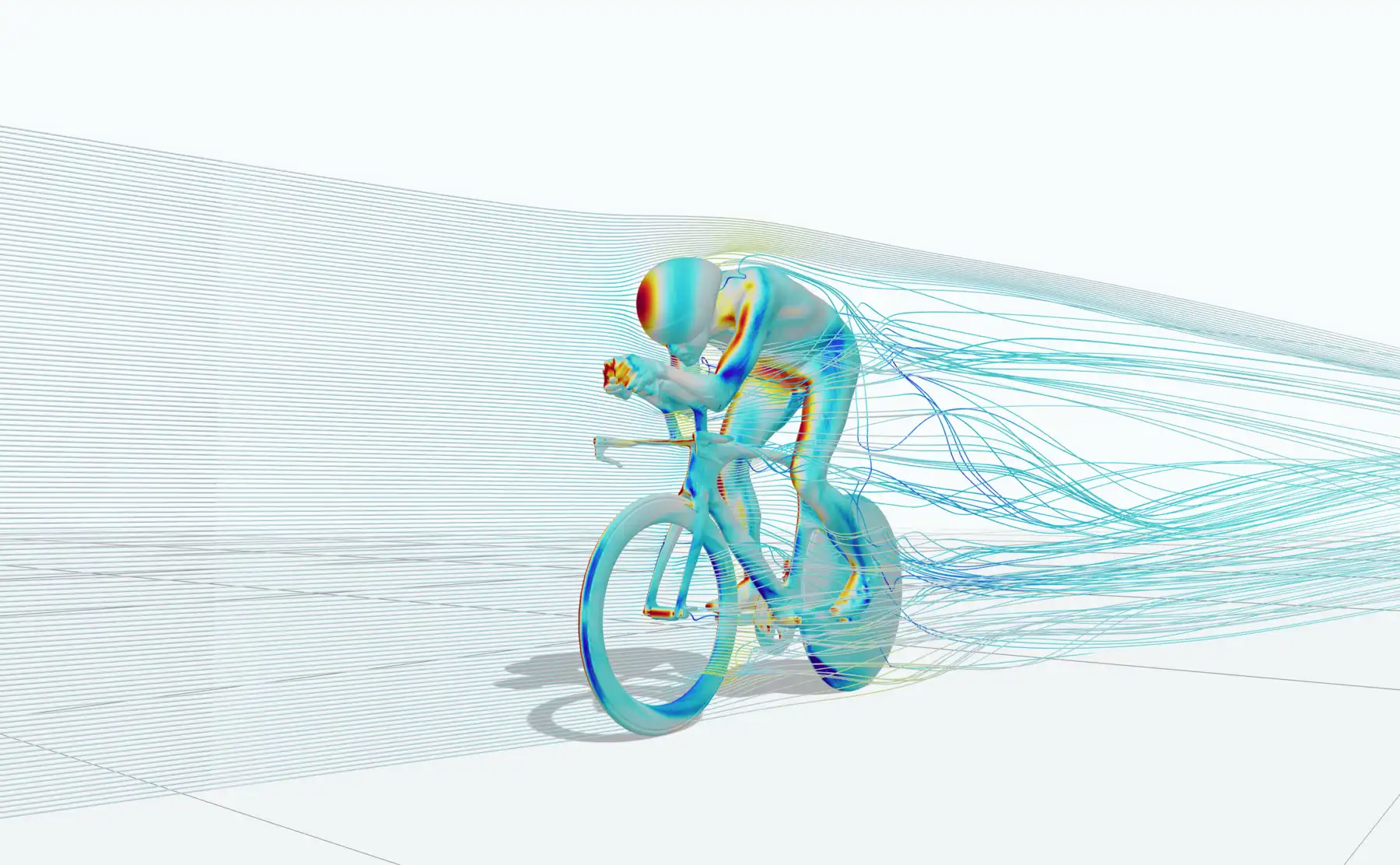 CdA versus yaw benchmark chart, AeroCloud vs. wind tunnel